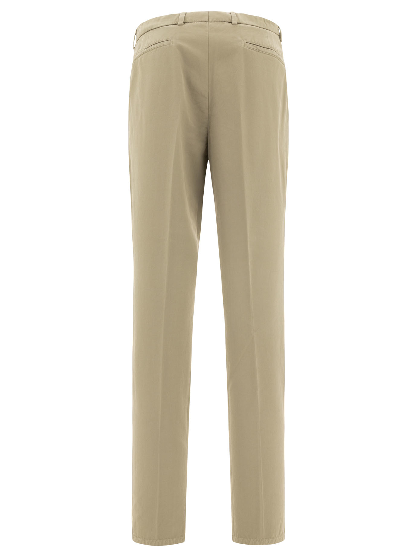 BRUNELLO CUCINELLI Green Pleated trousers